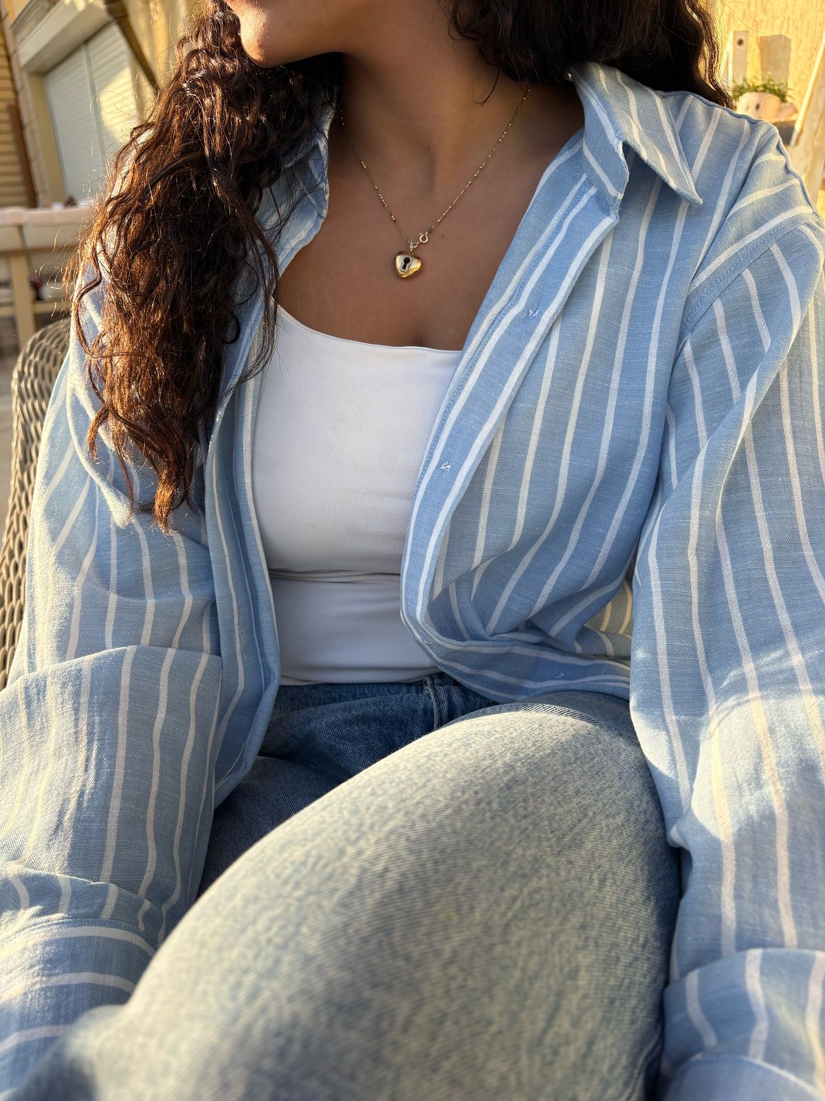 Blue striped